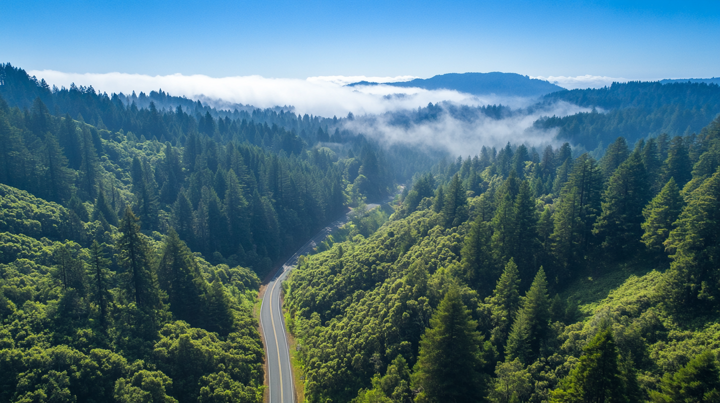 Train from San Francisco to Redwood National Park